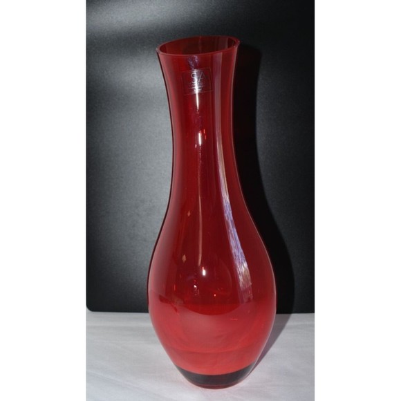 LSA Accents Lsa International Red Vase Handmade And